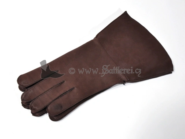 Kožené rukavice pro rytíře  